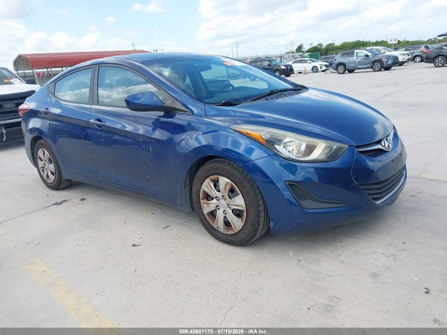 2016 Hyundai Elantra Se მანქანა იყიდება აუქციონზე, vin: 5NPDH4AE9GH749663, აუქციონის ნომერი: 45601175