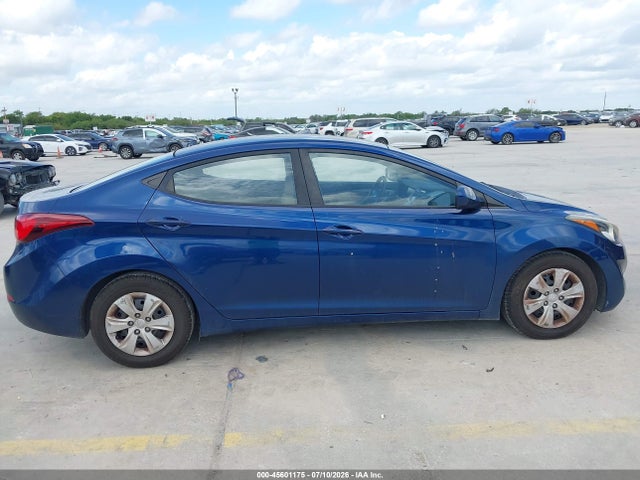 Aukcja sprzedaży 2016 Hyundai Elantra Se, vin: 5NPDH4AE9GH749663, numer aukcji: 45601175