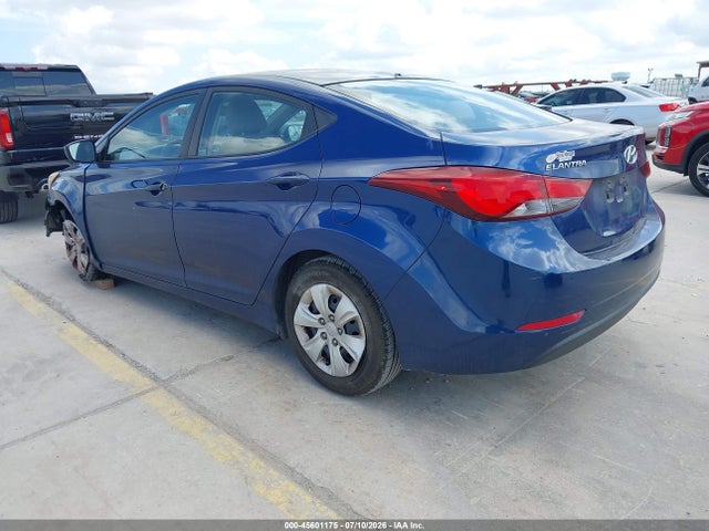 Aukcja sprzedaży 2016 Hyundai Elantra Se, vin: 5NPDH4AE9GH749663, numer aukcji: 45601175