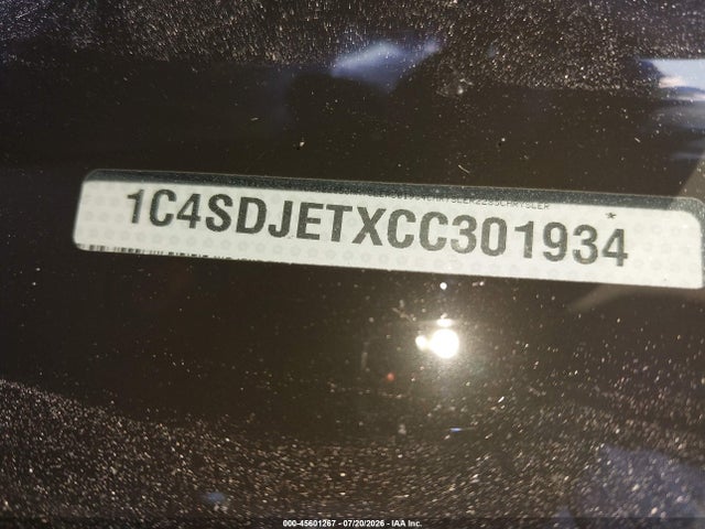 2012 Dodge Durango Citadel მანქანა იყიდება აუქციონზე, vin: 1C4SDJETXCC301934, აუქციონის ნომერი: 45601267
