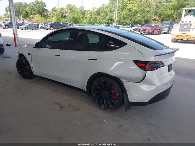 45601737 :رقم المزاد ، 7SAYGDEF9NF380762 vin ، 2022 Tesla Model Y Performance Dual Motor All-wheel Drive مزاد بيع
