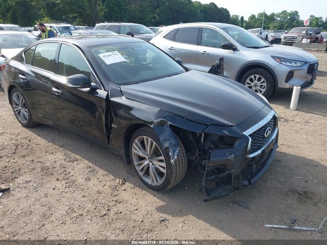 45601776 :رقم المزاد ، JN1EV7AR2JM436410 vin ، 2018 Infiniti Q50 3.0t Sport مزاد بيع