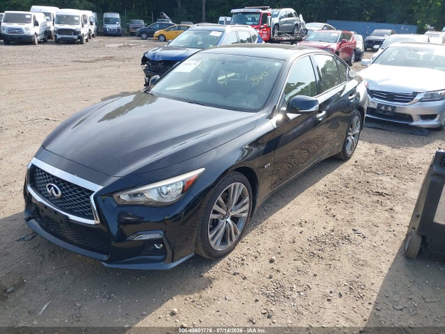 45601776 :رقم المزاد ، JN1EV7AR2JM436410 vin ، 2018 Infiniti Q50 3.0t Sport مزاد بيع