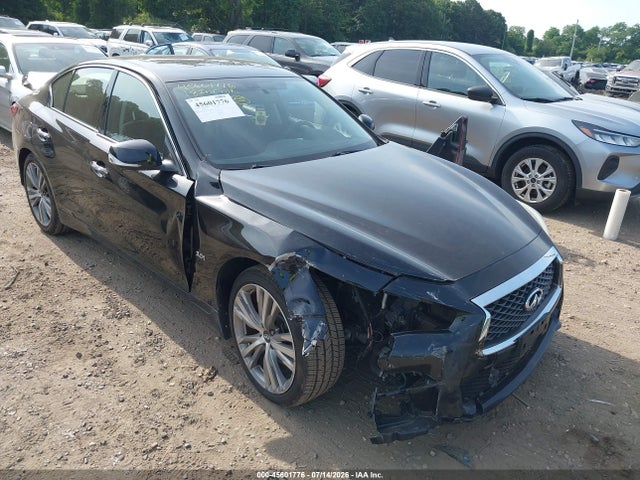 45601776 :رقم المزاد ، JN1EV7AR2JM436410 vin ، 2018 Infiniti Q50 3.0t Sport مزاد بيع