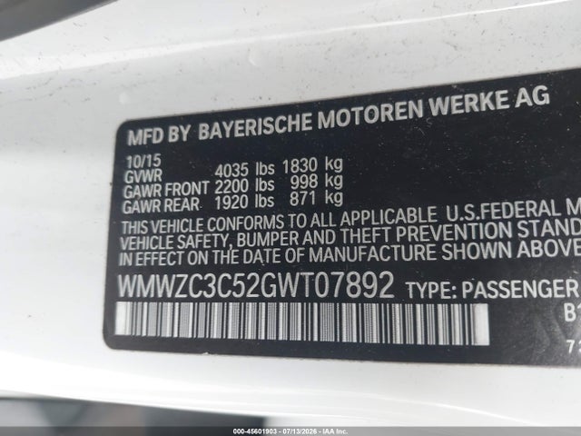 Mini Countryman Cooper S 2016 WMWZC3C52GWT07892 Image 9