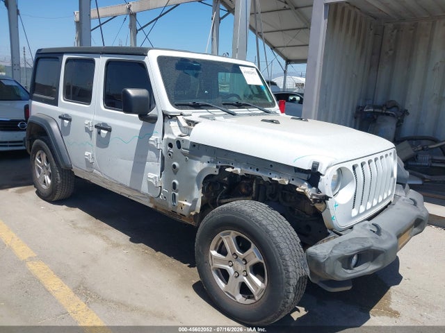2020 Jeep Wrangler Unlimited Sport S 4x4 მანქანა იყიდება აუქციონზე, vin: 1C4HJXDG1LW299211, აუქციონის ნომერი: 45602052