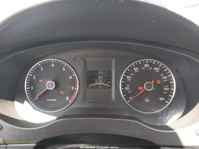 2012 Volkswagen Jetta 2.5l Se მანქანა იყიდება აუქციონზე, vin: 3VWDX7AJ1CM362169, აუქციონის ნომერი: 45602096