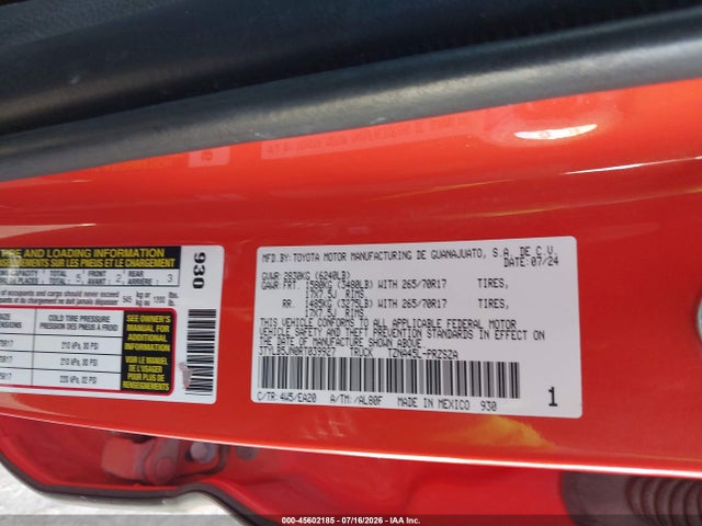 Toyota Tacoma Trd Off Road 2024 3TYLB5JN0RT039927 Image 9