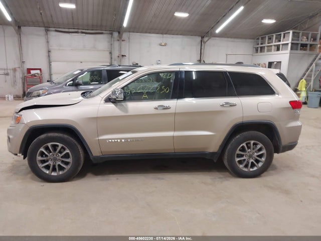 Продажа на аукционе авто 2014 Jeep Grand Cherokee Limited, vin: 1C4RJFBG1EC578387, номер лота: 45602230