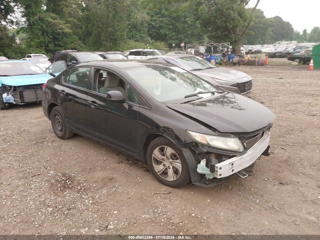 2013 Honda Civic Lx მანქანა იყიდება აუქციონზე, vin: 2HGFB2F52DH592877, აუქციონის ნომერი: 45602399