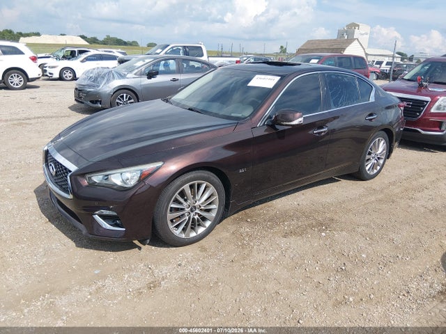 Aukcja sprzedaży 2018 Infiniti Q50 3.0t Luxe, vin: JN1EV7AR4JM439258, numer aukcji: 45602401