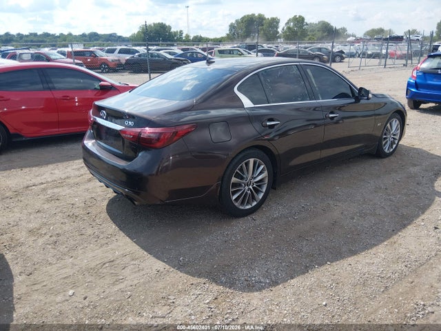 Aukcja sprzedaży 2018 Infiniti Q50 3.0t Luxe, vin: JN1EV7AR4JM439258, numer aukcji: 45602401