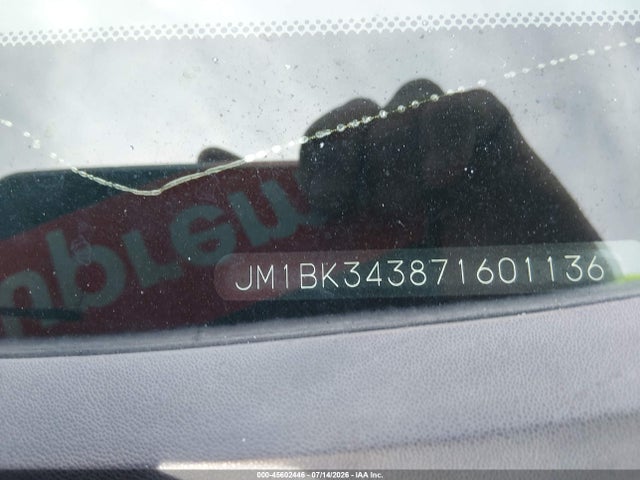 Продаж на аукціоні авто 2007 Mazda Mazda3 S Grand Touring, vin: JM1BK343871601136, номер лоту: 45602446