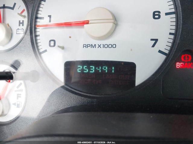 2003 Dodge Ram 1500 Slt/laramie/st მანქანა იყიდება აუქციონზე, vin: 1D7HA16N23J542004, აუქციონის ნომერი: 45602451
