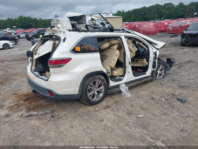 Toyota Highlander Xle V6 2015 5TDKKRFH1FS039271 Image 4
