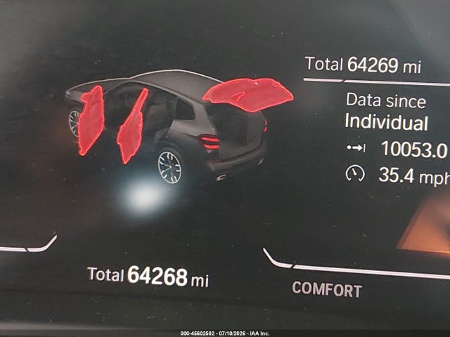 2021 Bmw X3 M40i მანქანა იყიდება აუქციონზე, vin: 5UXTY9C02M9F13016, აუქციონის ნომერი: 45602502