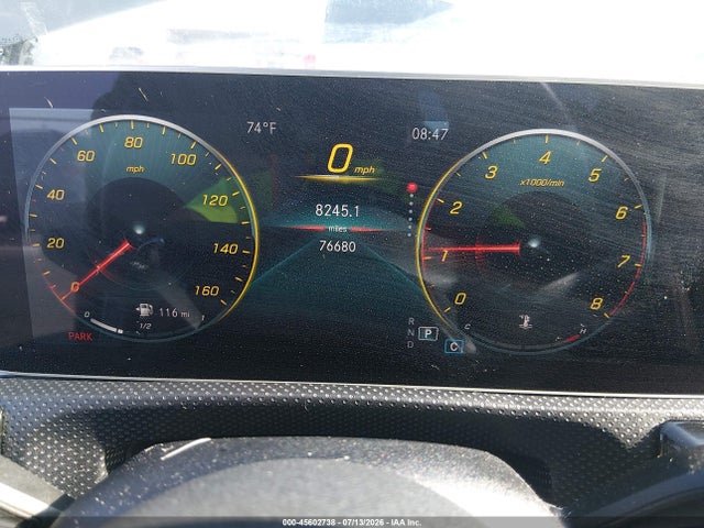 45602738 :رقم المزاد ، WDD5J4HB1LN043646 vin ، 2020 Mercedes-benz Cla 250 4matic مزاد بيع