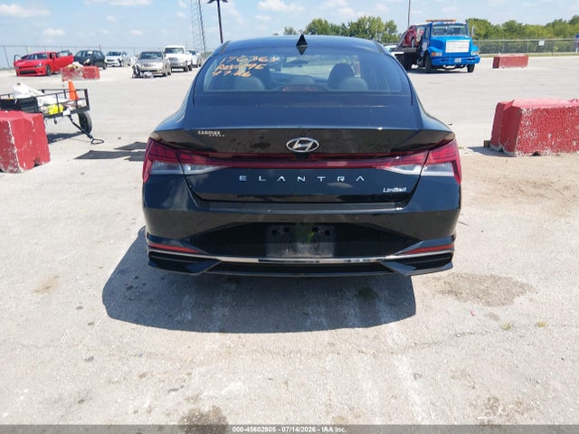 45602805 :رقم المزاد ، KMHLP4AG0MU126445 vin ، 2021 Hyundai Elantra Limited مزاد بيع