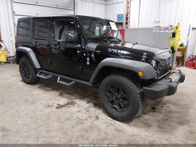 2017 Jeep Wrangler Unlimited Willys Wheeler მანქანა იყიდება აუქციონზე, vin: 1C4HJWDG1HL572683, აუქციონის ნომერი: 45602938