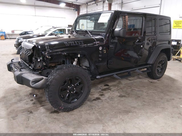 2017 Jeep Wrangler Unlimited Willys Wheeler მანქანა იყიდება აუქციონზე, vin: 1C4HJWDG1HL572683, აუქციონის ნომერი: 45602938