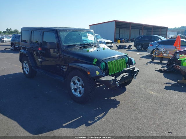 Продажа на аукционе авто 2014 Jeep Wrangler Unlimited Sahara, vin: 1C4BJWEGXEL121607, номер лота: 45603122