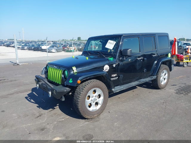 Продажа на аукционе авто 2014 Jeep Wrangler Unlimited Sahara, vin: 1C4BJWEGXEL121607, номер лота: 45603122