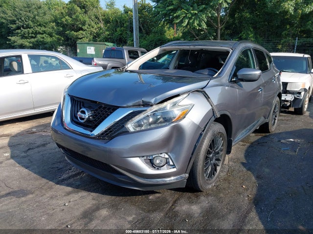 Продажа на аукционе авто 2018 Nissan Murano Sv, vin: 5N1AZ2MG3JN182483, номер лота: 45603180