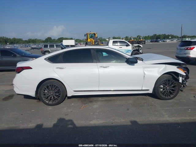2019 Genesis G80 Sport/ultimate მანქანა იყიდება აუქციონზე, vin: KMTFN4JB3KU320154, აუქციონის ნომერი: 45603456