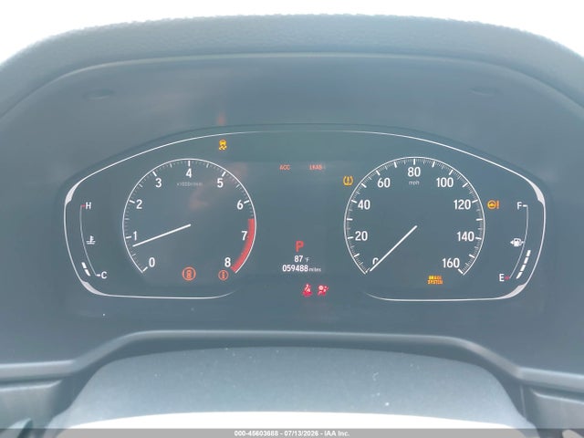 45603688 :رقم المزاد ، 1HGCV1F90JA212078 vin ، 2018 Honda Accord Touring مزاد بيع