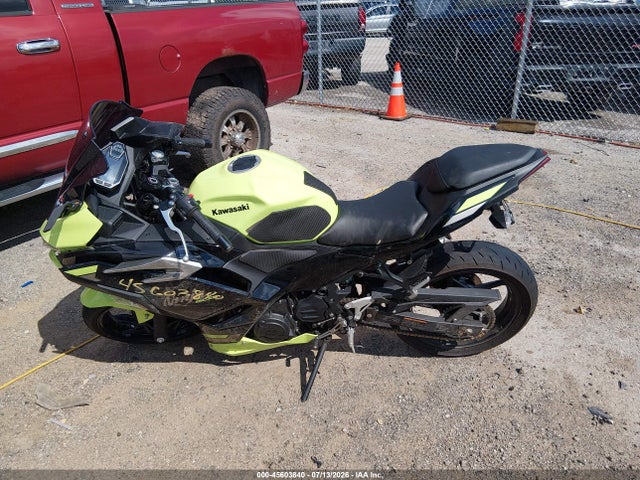 45603840 :رقم المزاد ، ML5EXGG10TDA76515 vin ، 2026 Kawasaki Ex500 مزاد بيع