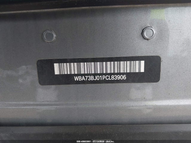 2023 Bmw 540 I Xdrive მანქანა იყიდება აუქციონზე, vin: WBA73BJ01PCL83906, აუქციონის ნომერი: 45603861