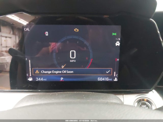 Продажа на аукционе авто 2025 Chevrolet Trax Fwd Lt, vin: KL77LHEP7SC043470, номер лота: 45603893