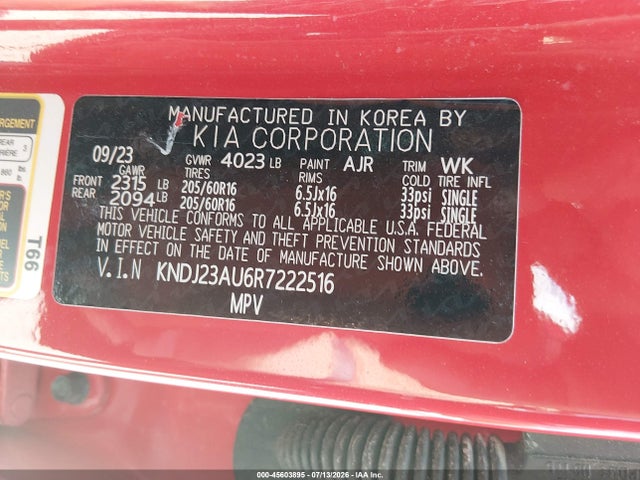 KIA SOUL LX 2024 KNDJ23AU6R7222516 Image 9