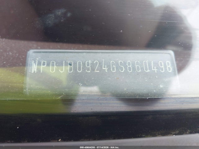 45604208 :رقم المزاد ، WP0JB0924GS860498 vin ، 1986 Porsche 928 S مزاد بيع