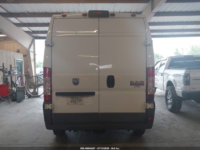 45604267 :رقم المزاد ، 3C6TRVDG5JE107357 vin ، 2018 Ram Promaster 2500 High Roof 159 Wb مزاد بيع