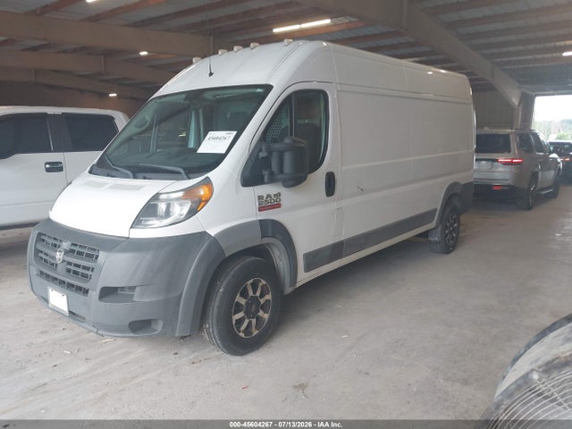 45604267 :رقم المزاد ، 3C6TRVDG5JE107357 vin ، 2018 Ram Promaster 2500 High Roof 159 Wb مزاد بيع
