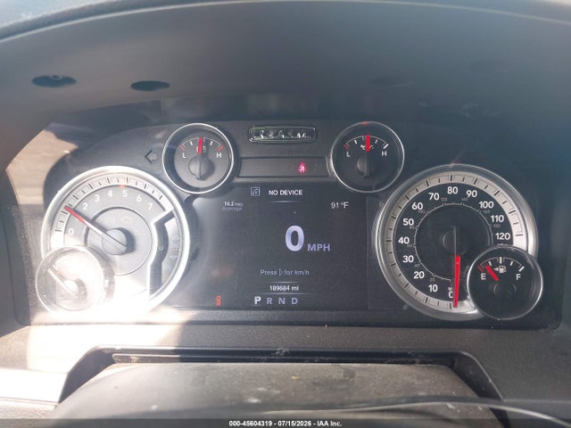 45604319 :رقم المزاد ، 1C6RR7JT0GS360809 vin ، 2016 Ram 1500 Laramie مزاد بيع
