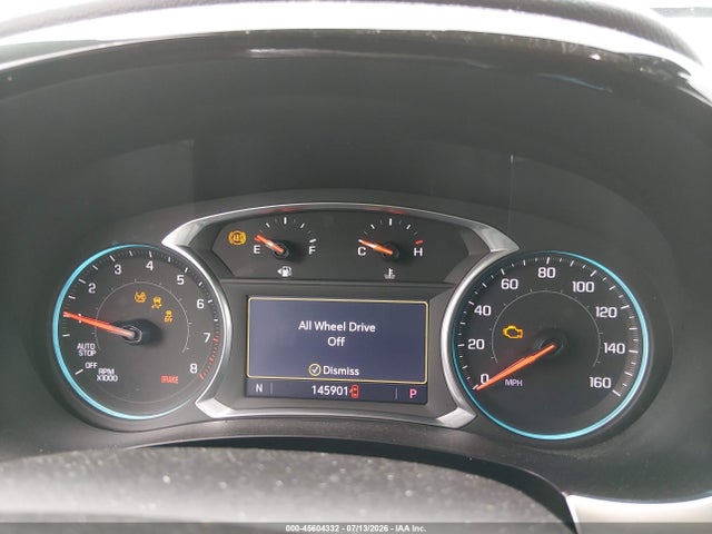 45604332 :رقم المزاد ، 1GNEVHKW8LJ129875 vin ، 2020 Chevrolet Traverse Awd Lt Leather مزاد بيع