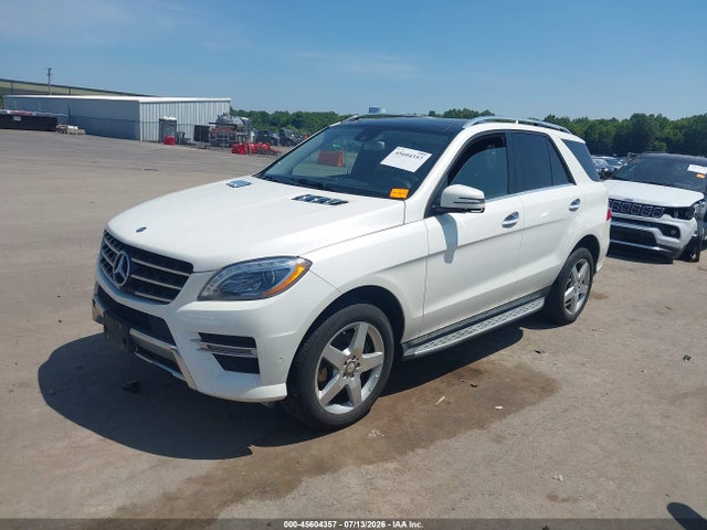 45604357 :رقم المزاد ، 4JGDA5HB4FA471200 vin ، 2015 Mercedes-benz Ml 350 4matic مزاد بيع