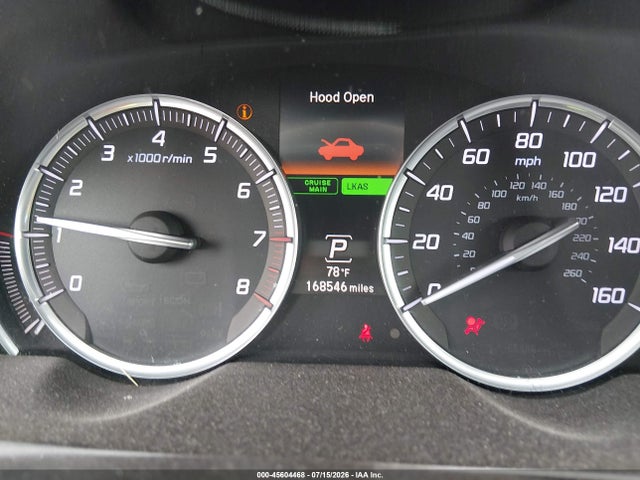2016 Acura Tlx Tech მანქანა იყიდება აუქციონზე, vin: 19UUB1F58GA007580, აუქციონის ნომერი: 45604468