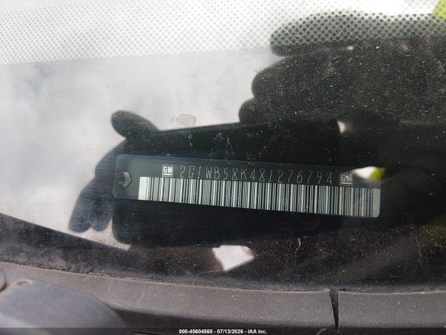 2008 Chevrolet Impala Ls მანქანა იყიდება აუქციონზე, vin: 2G1WB58K481276794, აუქციონის ნომერი: 45604560