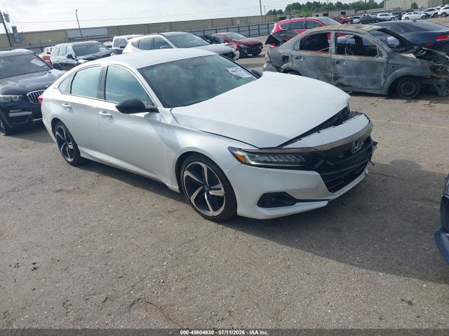 45604630 :رقم المزاد ، 1HGCV1F35MA097817 vin ، 2021 Honda Accord Sport مزاد بيع