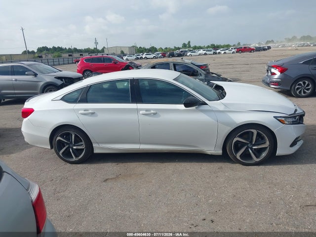 45604630 :رقم المزاد ، 1HGCV1F35MA097817 vin ، 2021 Honda Accord Sport مزاد بيع