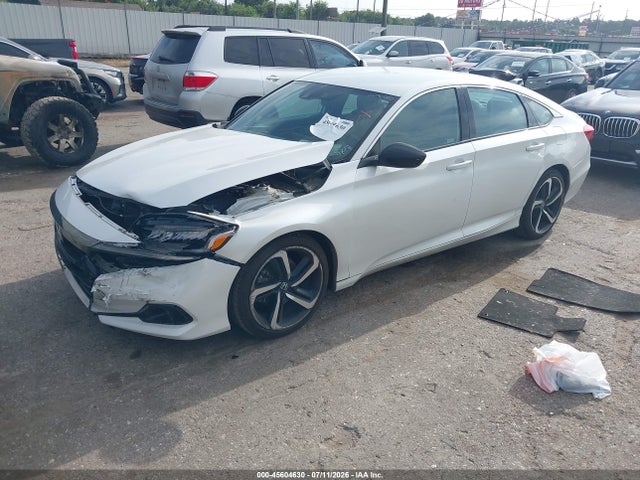 45604630 :رقم المزاد ، 1HGCV1F35MA097817 vin ، 2021 Honda Accord Sport مزاد بيع