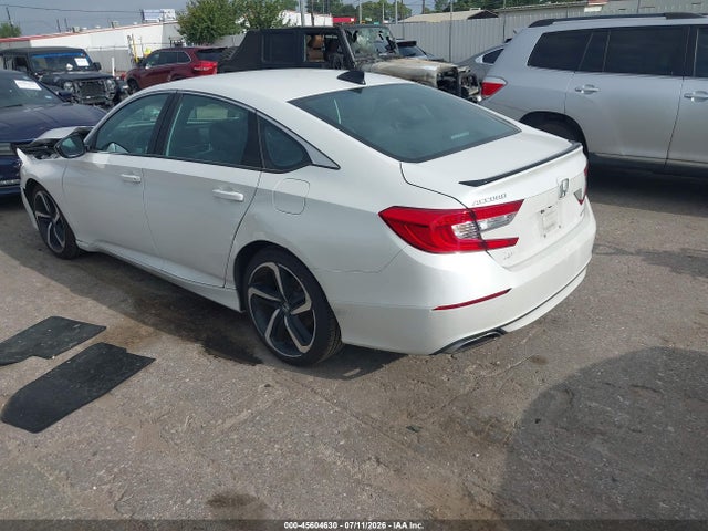 45604630 :رقم المزاد ، 1HGCV1F35MA097817 vin ، 2021 Honda Accord Sport مزاد بيع