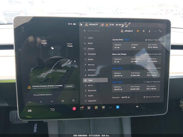Aukcja sprzedaży 2023 Tesla Model 3 Rear-wheel Drive, vin: 5YJ3E1EA4PF710875, numer aukcji: 45604694
