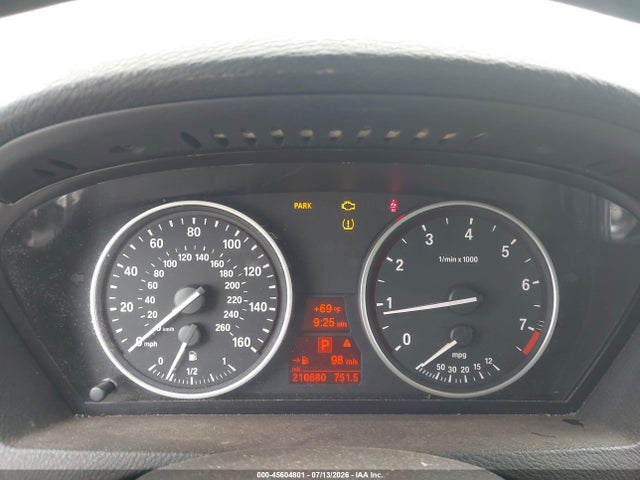 Продаж на аукціоні авто 2007 Bmw X5 3.0si, vin: 4USFE43557LY77791, номер лоту: 45604801