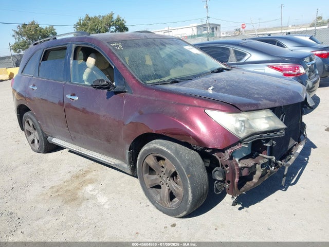 2007 Acura Mdx Sport Package მანქანა იყიდება აუქციონზე, vin: 2HNYD28847H527004, აუქციონის ნომერი: 45604869