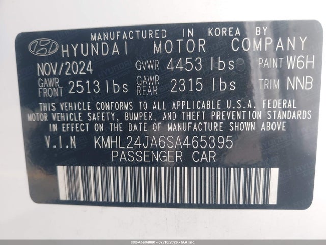 Hyundai SONATA SE 2025 KMHL24JA6SA465395 Image 9