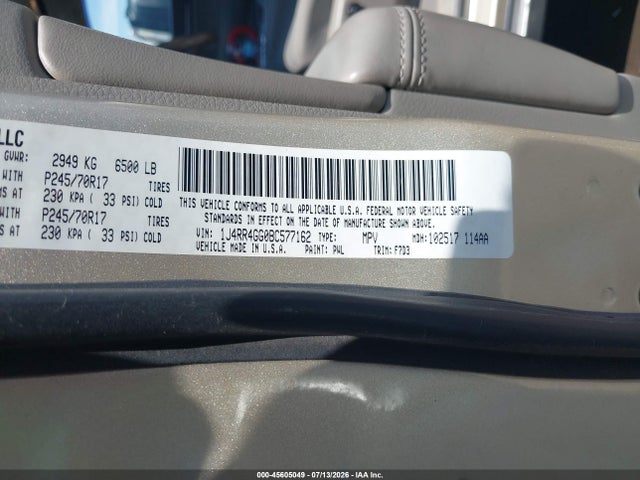 Продаж на аукціоні авто 2011 Jeep Grand Cherokee Laredo, vin: 1J4RR4GG0BC577162, номер лоту: 45605049
